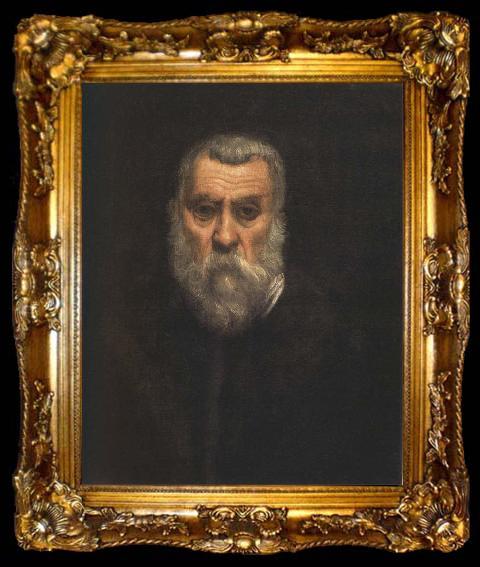 framed  Jacopo Tintoretto Self-Portrait, ta009-2